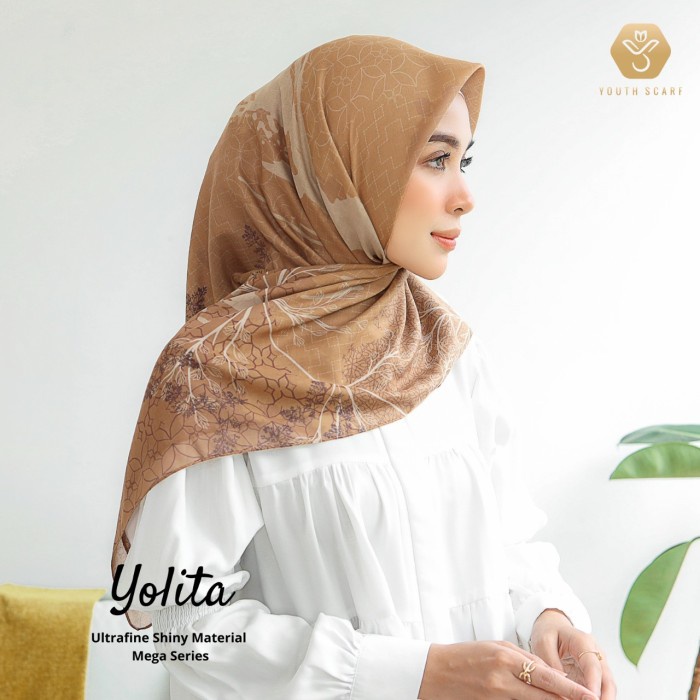 HIJAB VOAL MOTIF PRINTING - YOUTHSCARF SIGNATURE MEGA SERIES - YOLITA