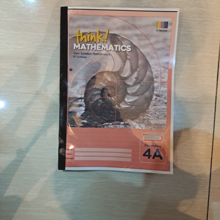 

THINK MATHEMATICS 8TH EDITION WORKBOOK 4A BACA KETERANGAN DIBAWAH