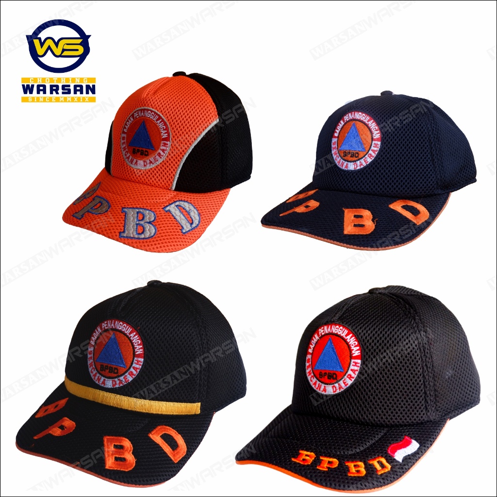 Topi BPBD/Topi Badan Penanggulangan Bencana Daerah / topi BPBD / TOPI BPBD