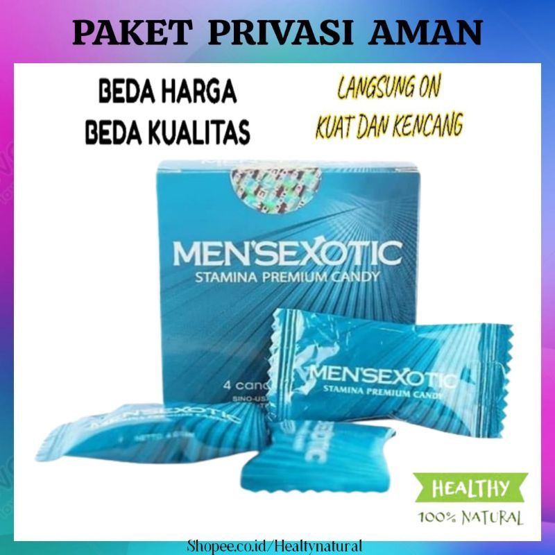 MEN'SEXOTIC_CANDY ORIGINAL ISI 25 PERMEN - OBAT HERBAL STAMINA PRIA