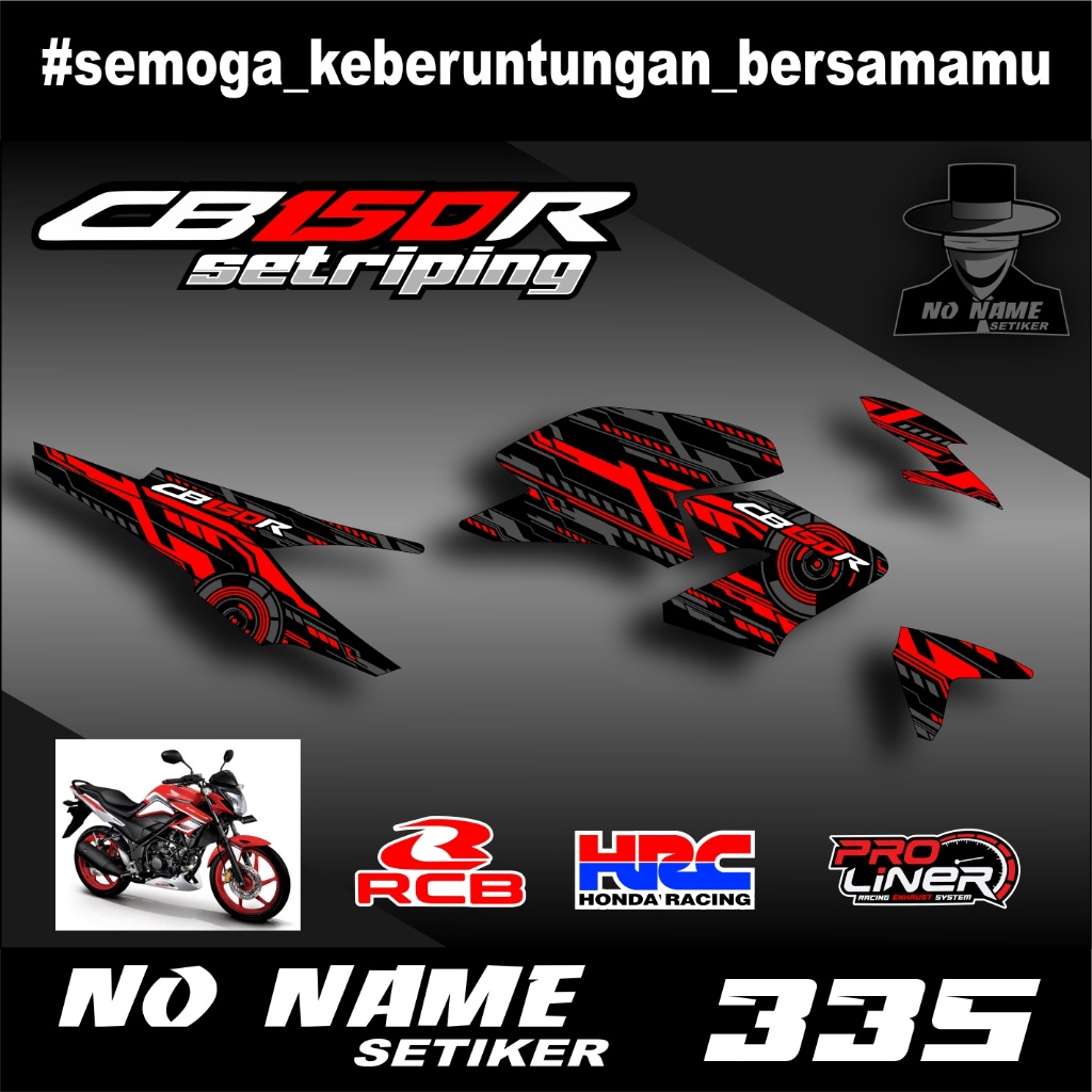 STRIPING CB150R Old CB 150 R Old (335) Cb150rOld Stiker setiker sticker