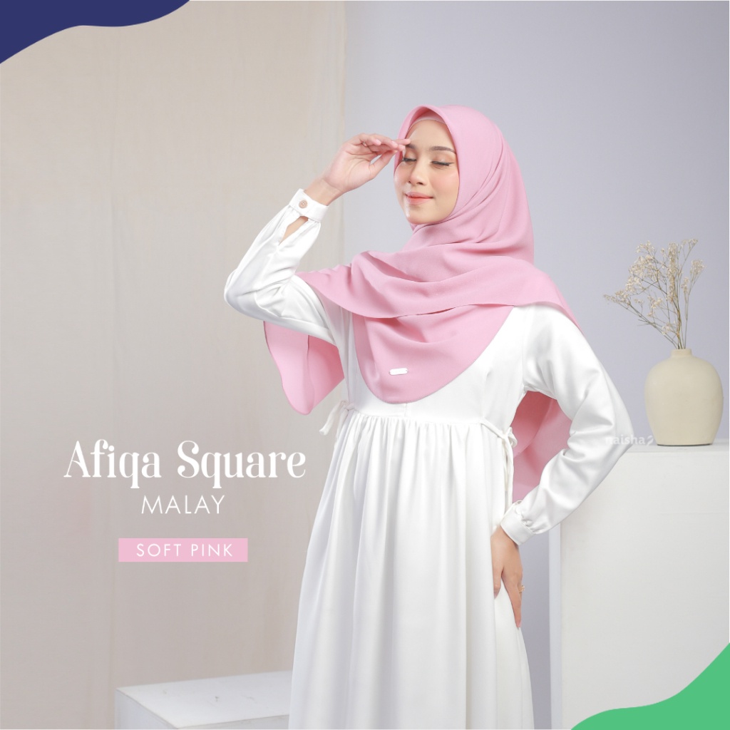 NAISHA OFFICIAL - Afiqa Square Malay | Hijab Malay Diamond