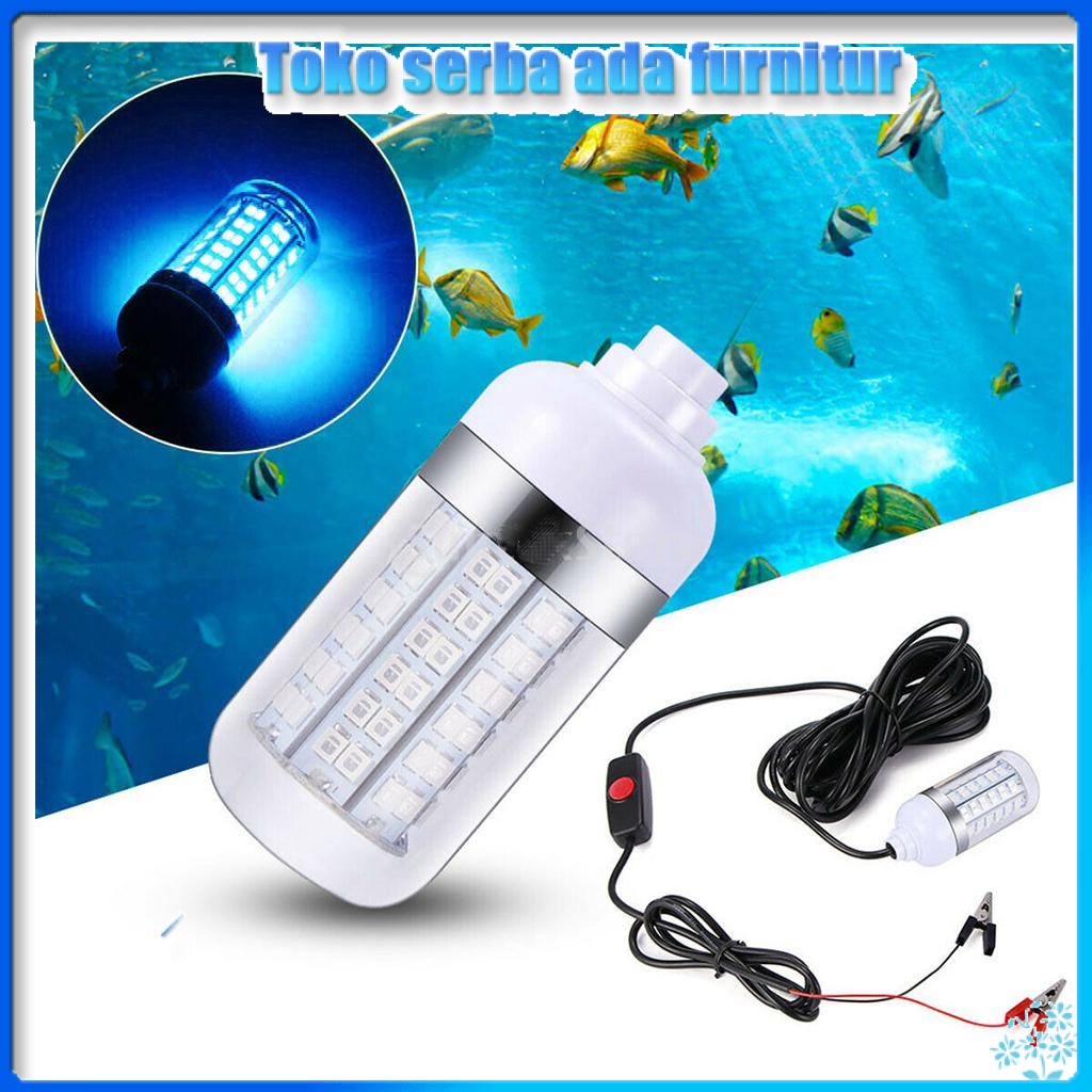 Lampu bawah air Persediaan Menarik Ikan Lampu Dalam Air Umpan Ikan Umpan Cahaya untuk Memancing lamp