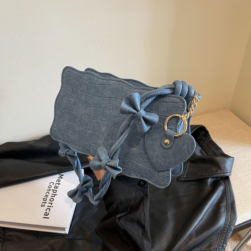 tas import asli Tas Kecil Retro Terlihat Tinggi 2023 Tas Wanita Baru Musim Gugur dan Musim Dingin Ta