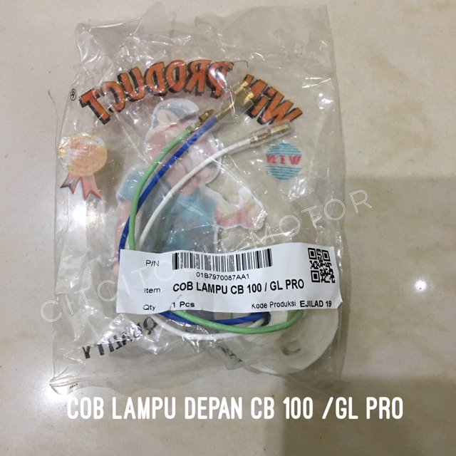 WIN - Cob Lampu GLPRO/GL PRO/WIN/GLMAX/GL MAX/GL100/CB100 (Soket/Fitting Lampu Depan)
