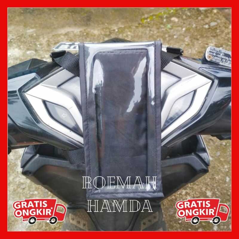 holder tempat pengaman hap atau buat gojek dn grab Tas Holder Waterproof HP motor Handphone Anti Huj