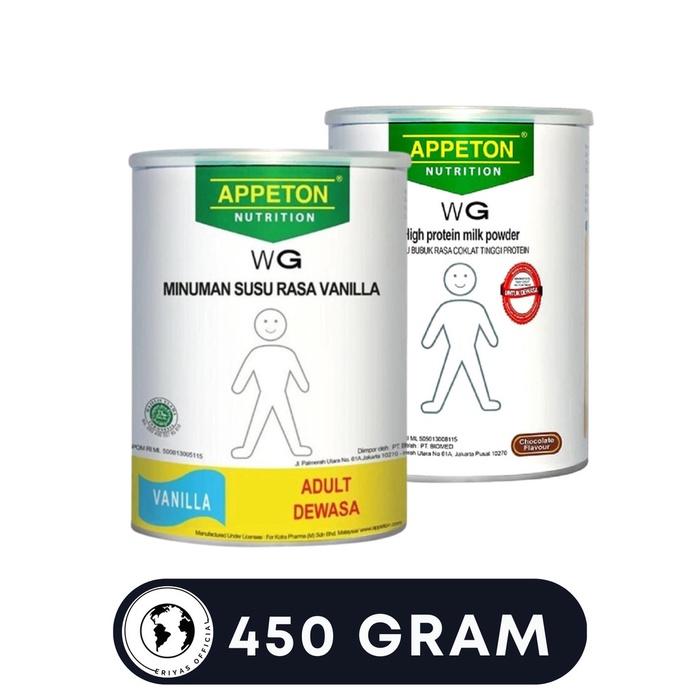 

Appeton Weight Gain Adult Susu Gemuk Dewasa 450 gr Gram - Vanila