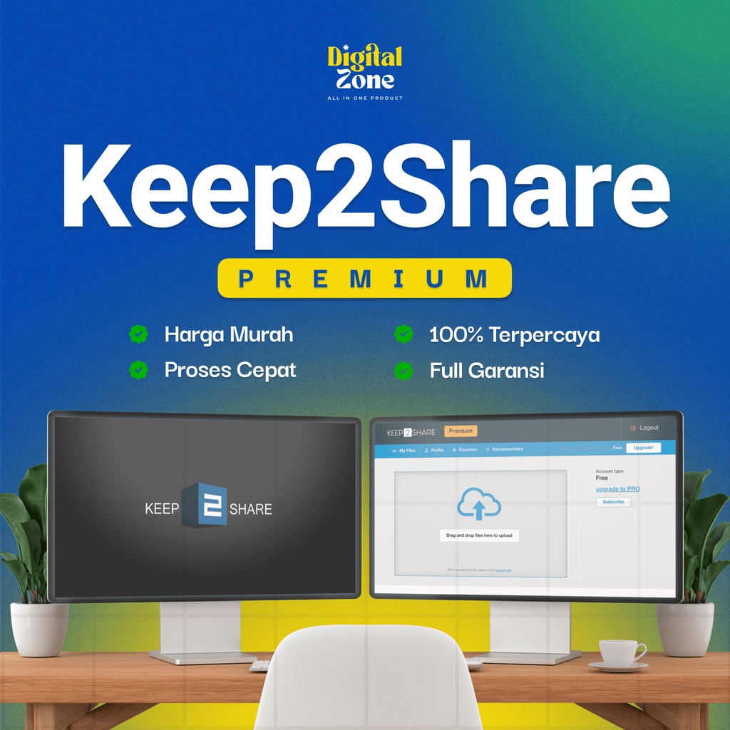 Keep2Share Premium Pro Murah & Bergaransi
