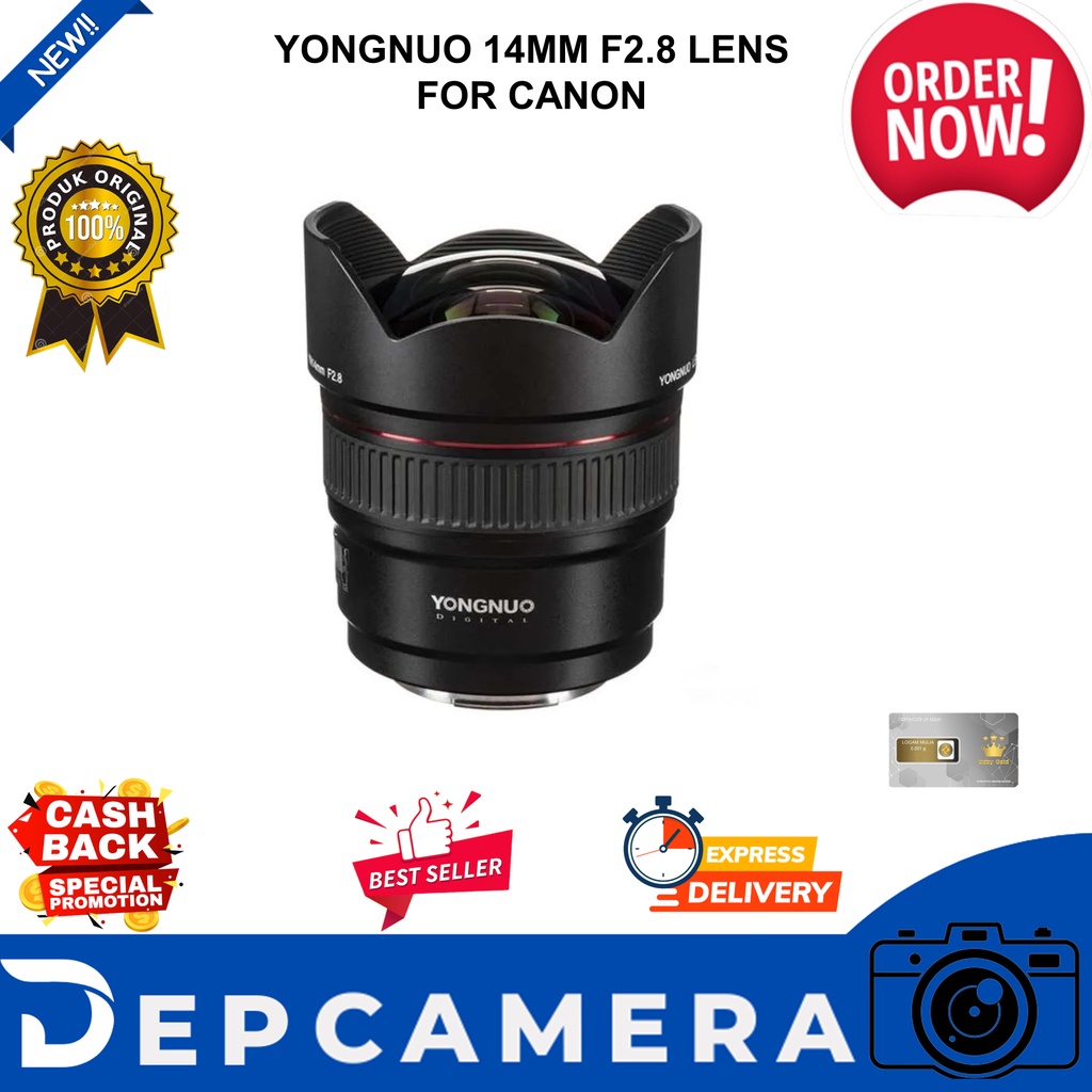 Yongnuo 14mm f2.8 Lens For Canon