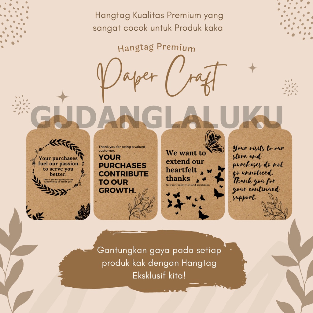 

HANGTAG CRAFT / HANGTAG AESTETIC / HANGTAG BAJU / HANGTAG RUSTIC