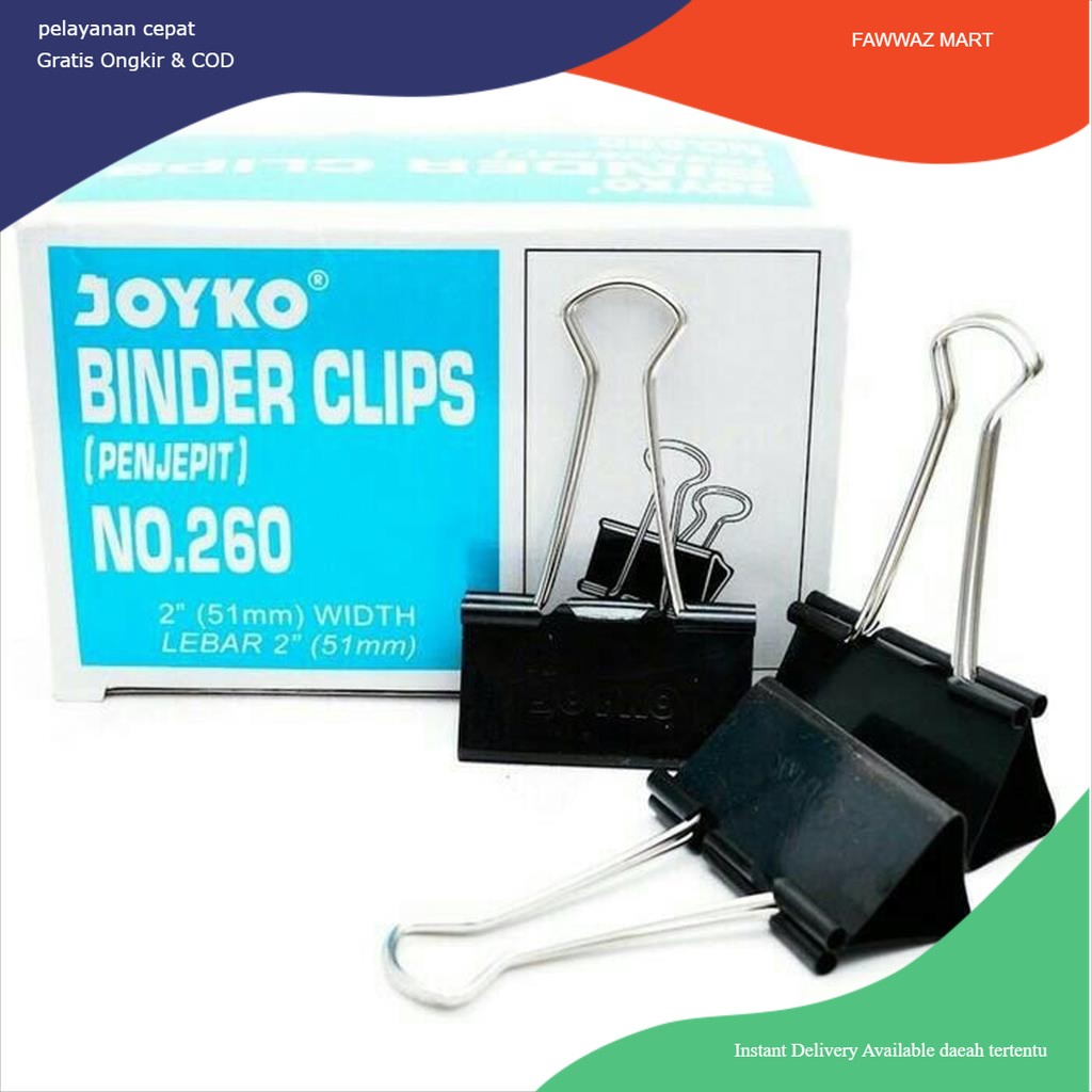 

Binder Clips No. 260 Joyko
