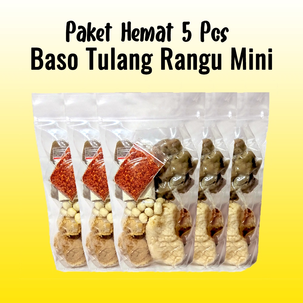 

Baso aci tulang rangu mini PAKET 5