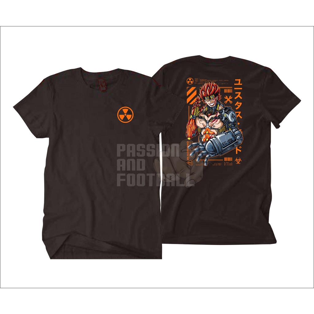 T-SHIRT ANIME EUSTASS CAPTAIN KID MECHA (BAYAR DI TEMPAT) atasan baju