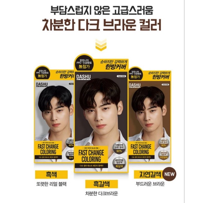 Dashu Fast Change Coloring Pewarna Rambut Hair Coloring