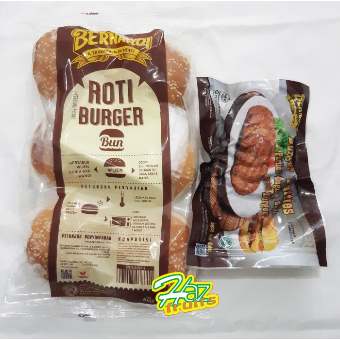 

Paket Burger Bernardi + Bernardi Burger Daging Sapi (kasar)