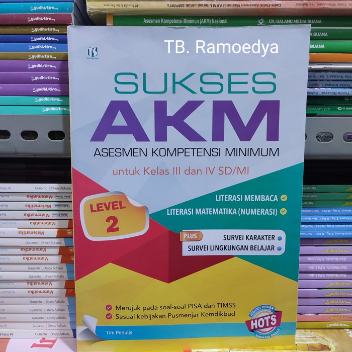 Terlaris ✨ - Buku Sukses AKM Level 2 untuk SD/MI kelas III dan IV Tiga Serangkai