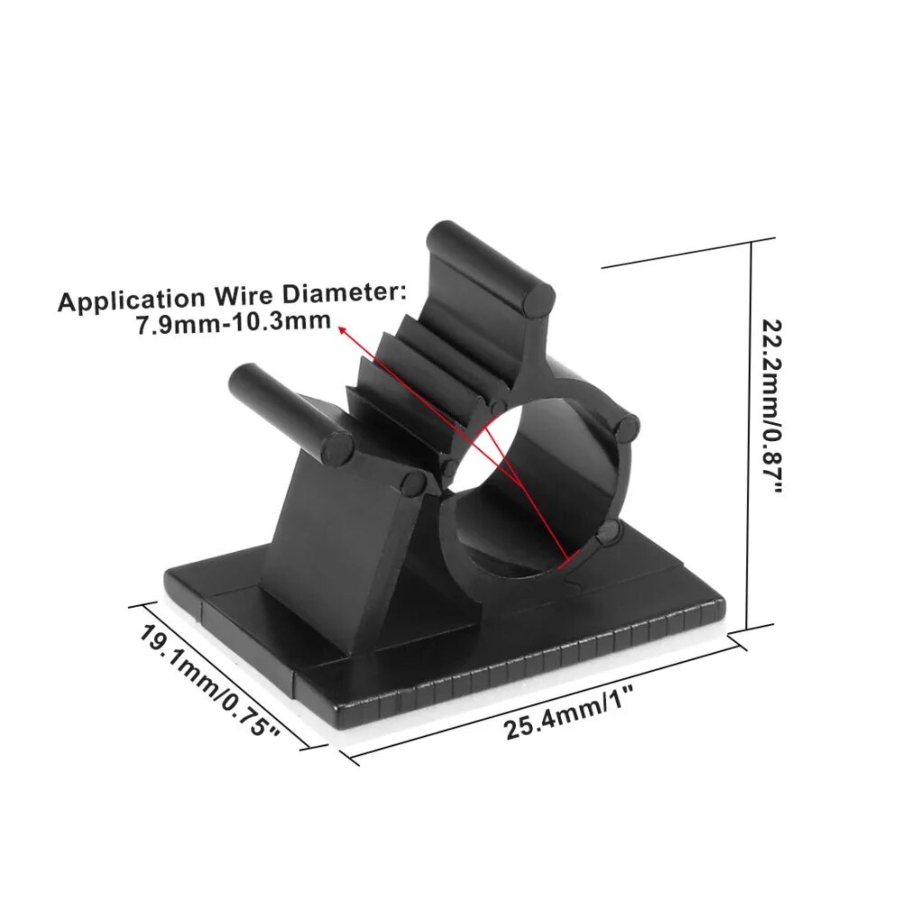 

SA Klip Perapih Pengikat Penjepit Kabel Listrik 8-10mm Cable Organizer