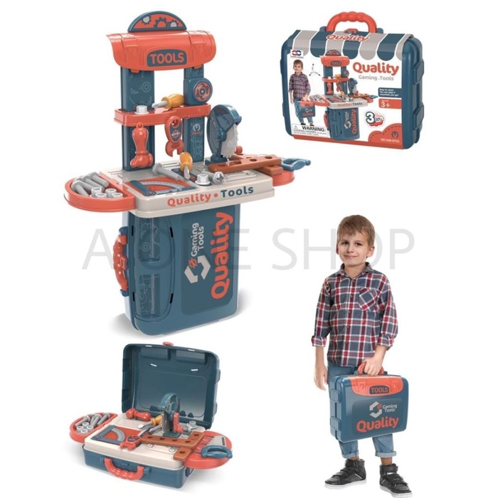KIDS TOOL BOX MAINAN PERKAKAS
