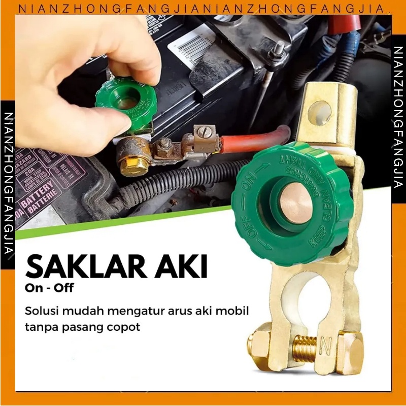 Pemutus Arus Aki Mobil Saklar Aki Mobil Tombol Starter Mobil Pemutus Aki Mobil Pemutus Arus Accu