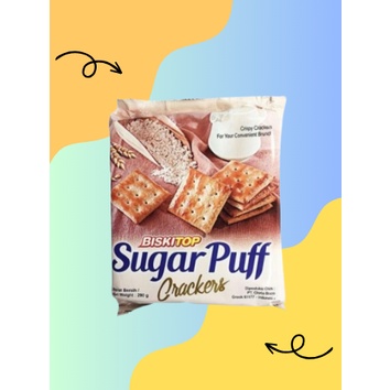 

TC - BISKITOP - SUGAR PUFF 280gr Biskuit Kue Kering Anak Dewasa Enak Renyah Biscuit Rasa Gula Manis