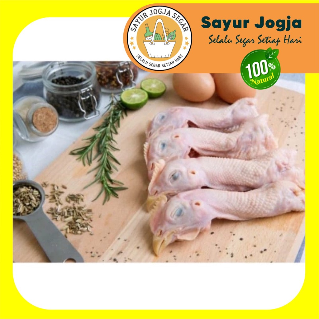 

KEPALA AYAM RAS / BROILER segar [per 250 gram] - Sayur Jogja