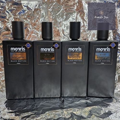 Parfum cowo murah tahan lama 100ml BPOM/Morris Eau de parfum Black Edition 100ml/minyak wangi/pewang