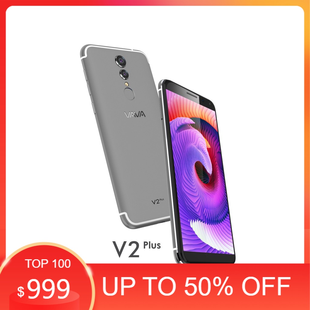 SAKTI.ID Hp Android 4G VAVA V2 Plus 5.7 inch Full Screen Ram 3GB Rom 32GB