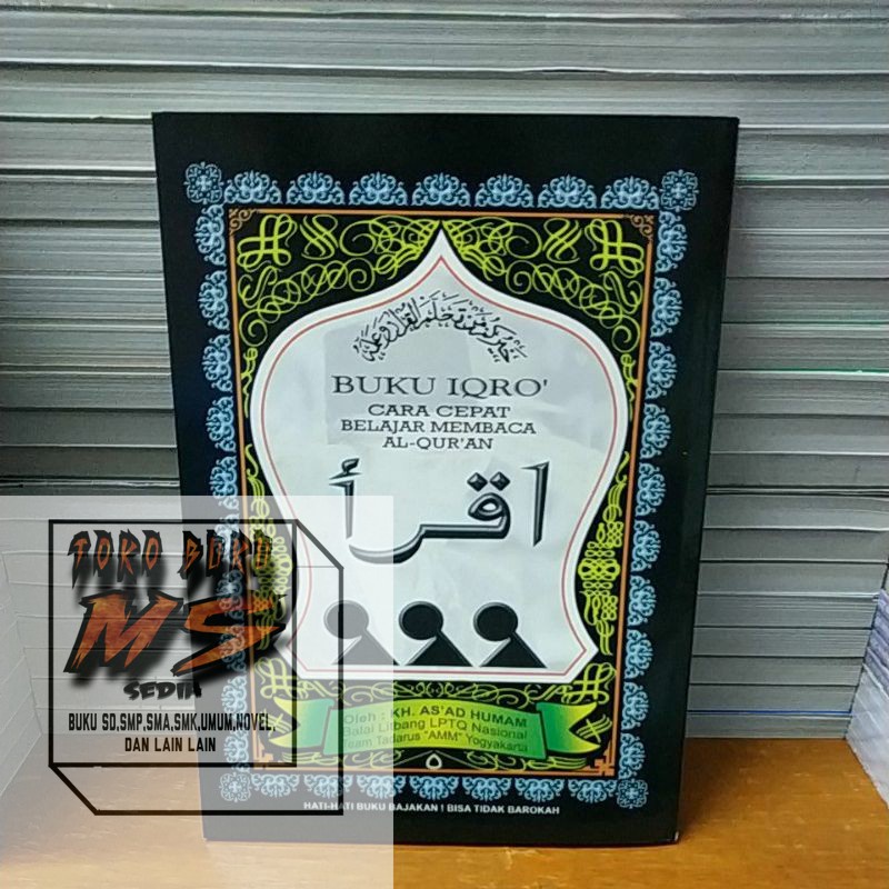 Buku Iqro Ukuran Besar Memuat Iqro 1 sampai 6 Buku Original