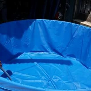 

kolam terpal bulat D.1. T.0.5m. terpaulin pvc orchid