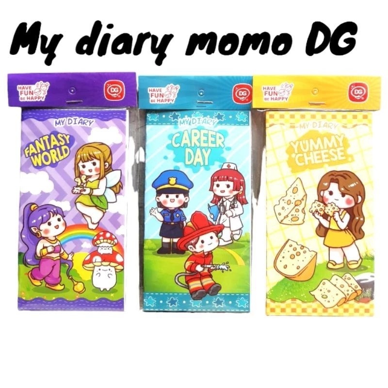 

My Diary Sanrio Buku Diari Momo DG 1pcs 10 halaman + Jadwal Pelajaran + Stiker Schedule Book + Sticker |DG