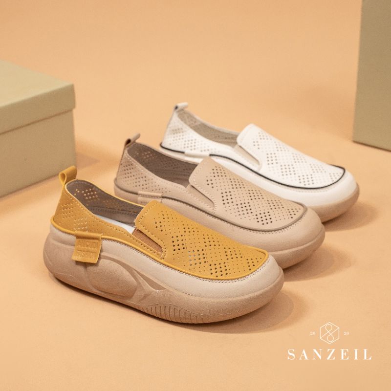 Sanzeil Finity - Sepatu Sandal Wedges Wanita Casual Santai 1854