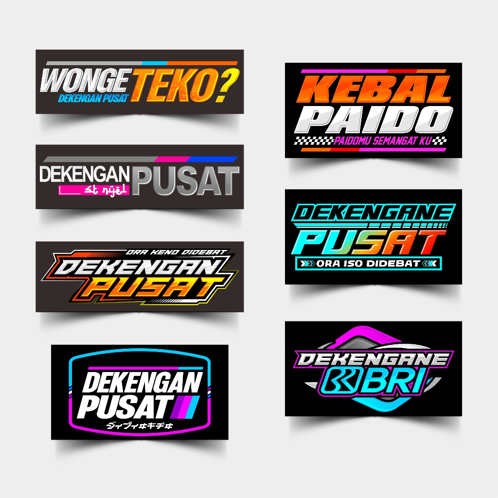 Stiker Vynil Anti Air Dekengan Pusat Dekengan BRI Kebal Paido