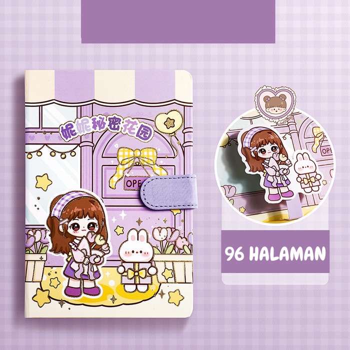 

Buku Journal Diary Agenda Notebook Planner Magnetic Hard Cover ST0050 - ST0050B