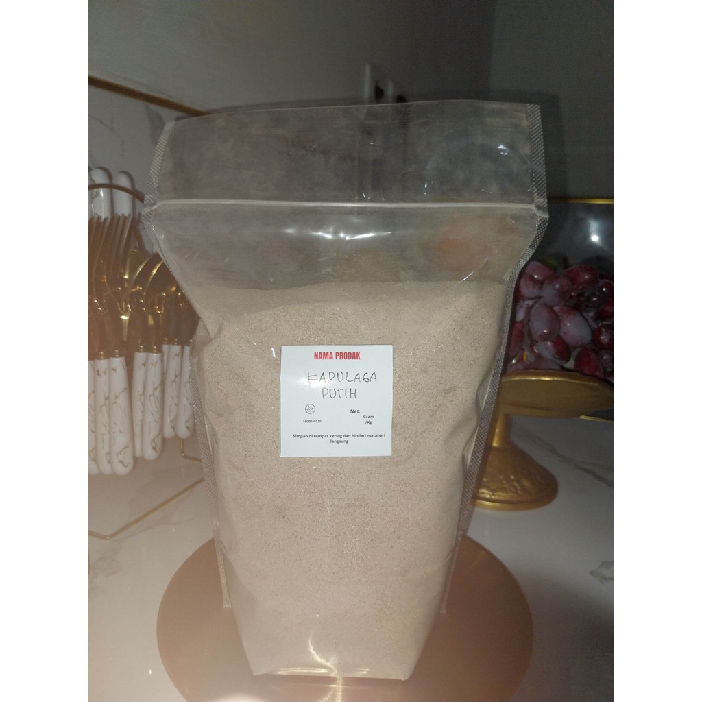 

KAPULAGA PUTIH BUBUK 1 KG CARDAMON WHITE POWDER 1000 GRAM / White Cardamom Powder 1 Kg