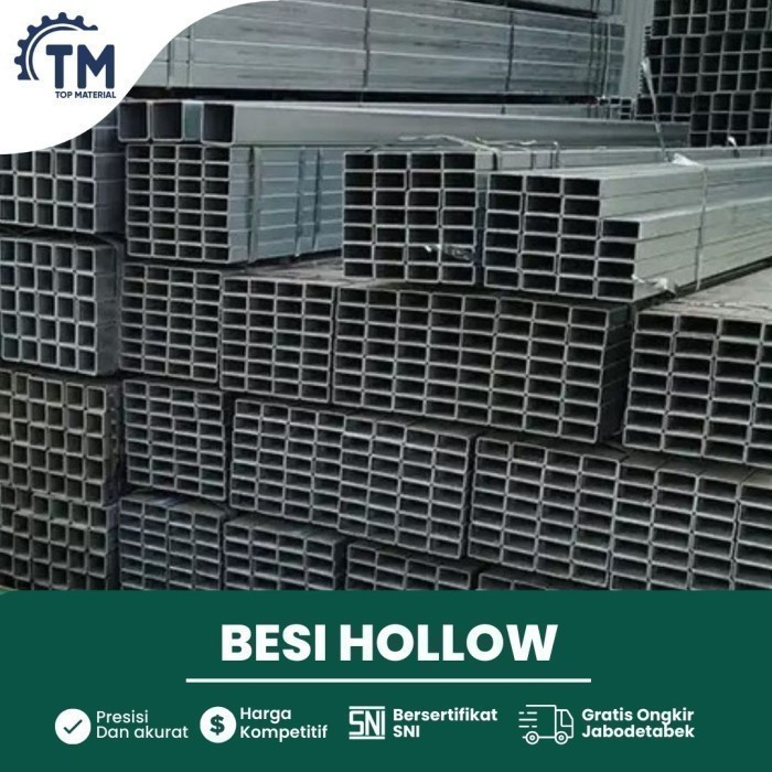 Harga Besi Hollow Hitam 3x6 Cm Tebal 2mm Panjang 6 Meter holo