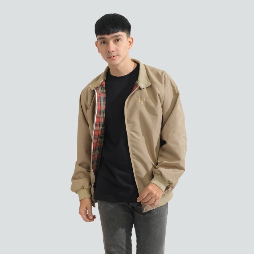 Jaket Harrington Cream