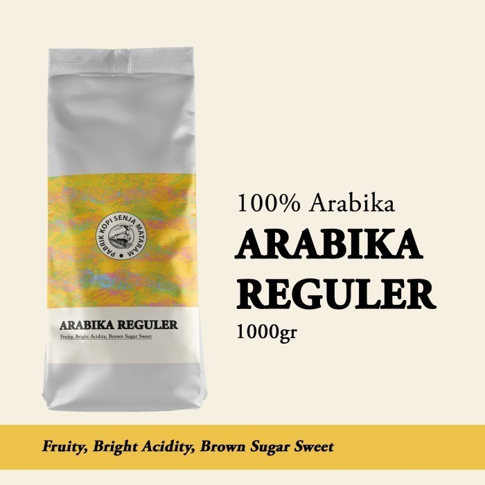 

Arabika Reguler - 1000gr - Bubuk