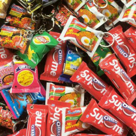 Miniatur Snack/Gantungan Kunci Miniatur Snack/ Ganci Gantungan Kunci Miniatur Souvenir