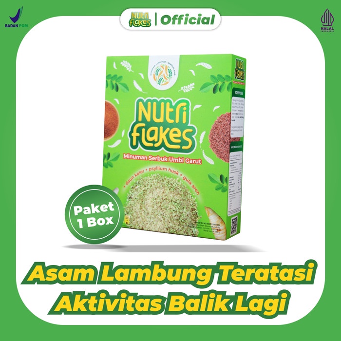 

BEST SELLER- Nutriflakes Sereal Umbi Garut - Solusi untuk Asam Lambung
