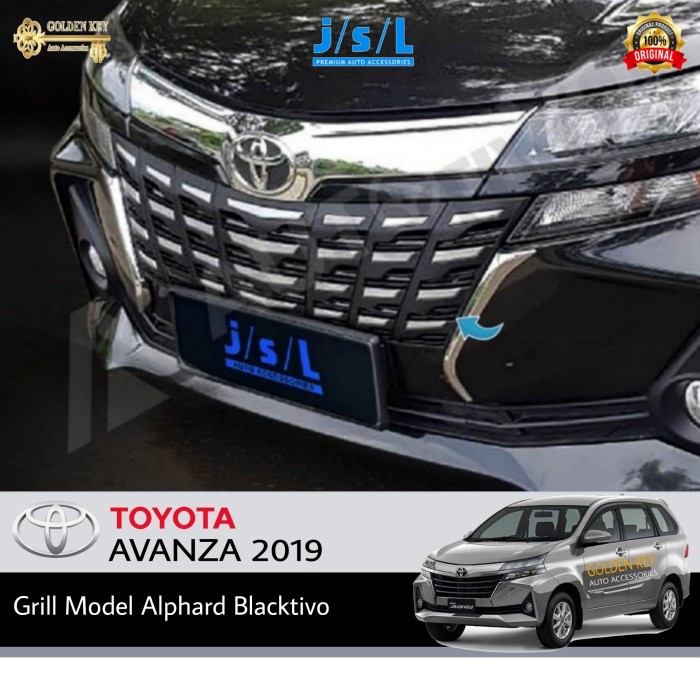 JSL Grill Avanza 2019 Front Grille Model Alphard Blacktivo