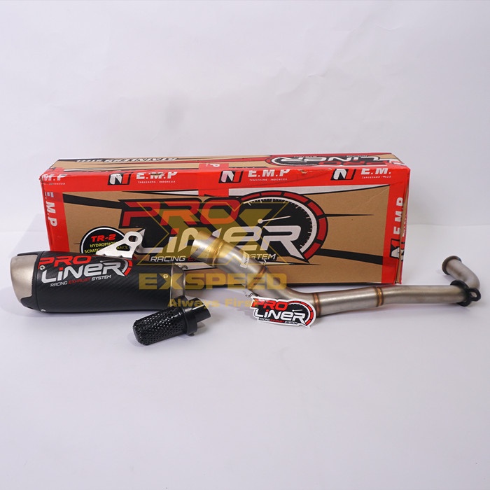 KNALPOT RACING PRO LINER TR-2 CARBON SHORT NMAX OLD Original