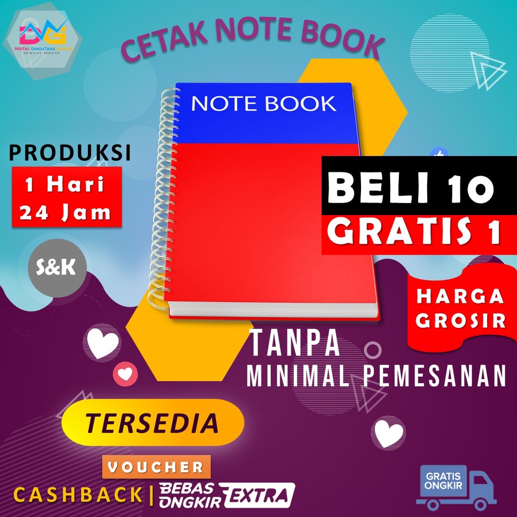 

CETAK NOTEBOOK A5