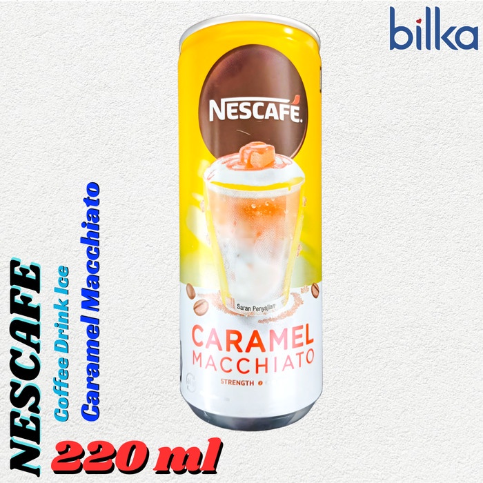 

NESCAFE RTD Ice Kaleng Caramel Macchiato 220ml