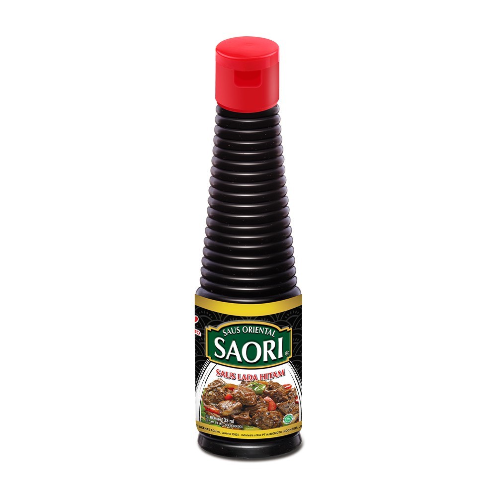 

SAORI® Saus Lada hitam Oriental Blackpepper Botol 133 ml