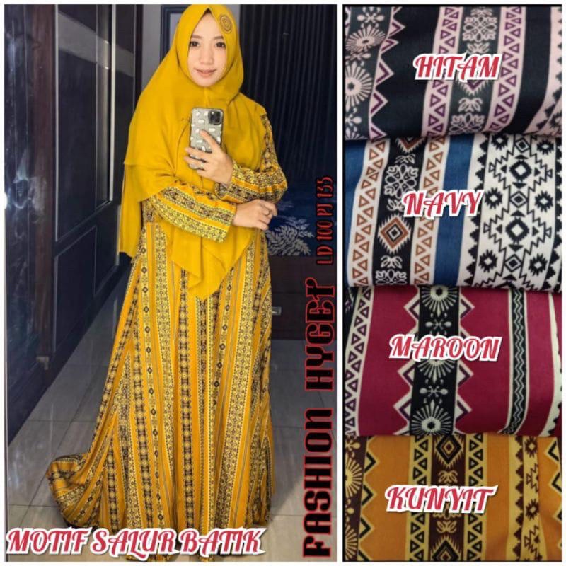 gamis hyget SALUR BATIK