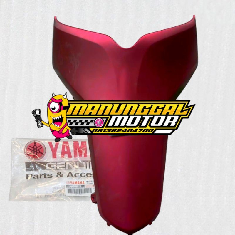 Panel Inner 2, Cover Kontak Bawah Fino Grande 125 Merah Doff 1YD-F836L-00-PF Original Yamaha