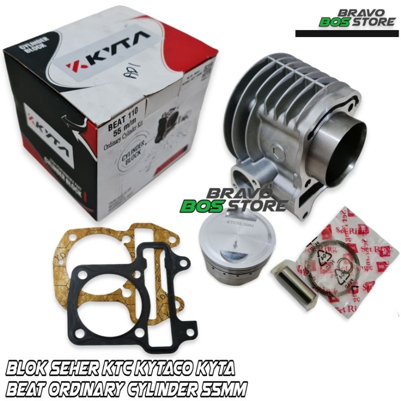BLOK SEHER KTC KYTACO KYTA ORDINARY CYLINDER 55MM BEAT KARBU / SCOOPY SPACY