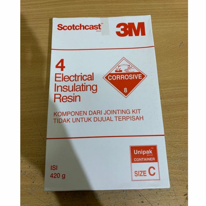 

Ready Insulating Resin scotchcast 3M 420 gram(pengecoran sambungan kabel )