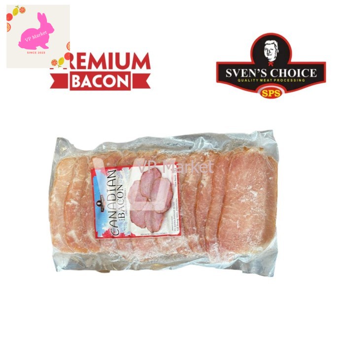 

Sven's Choice Sven CANADIAN BACK BACON PORK Babi 250 Gr