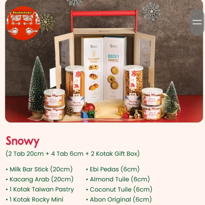 

Parcel Natal Christmas Suans Bakery Medan / Hampers Natal Snowy